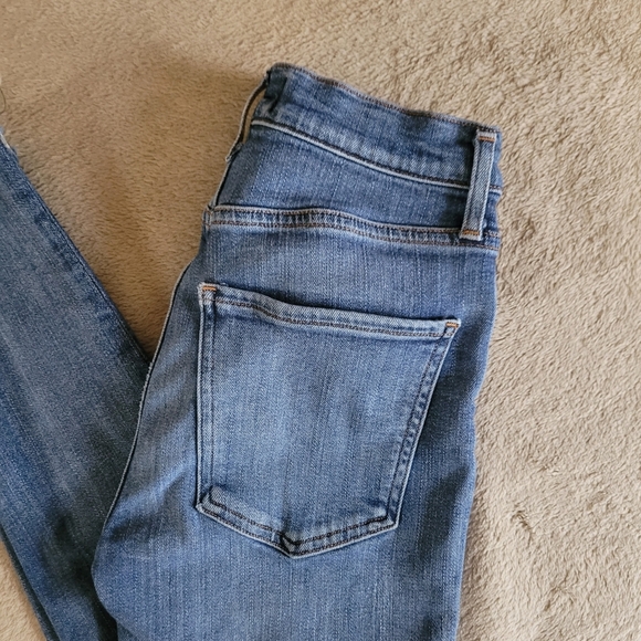 Agolde Sophie Crop fray hem jeans size 25 - Picture 3 of 12